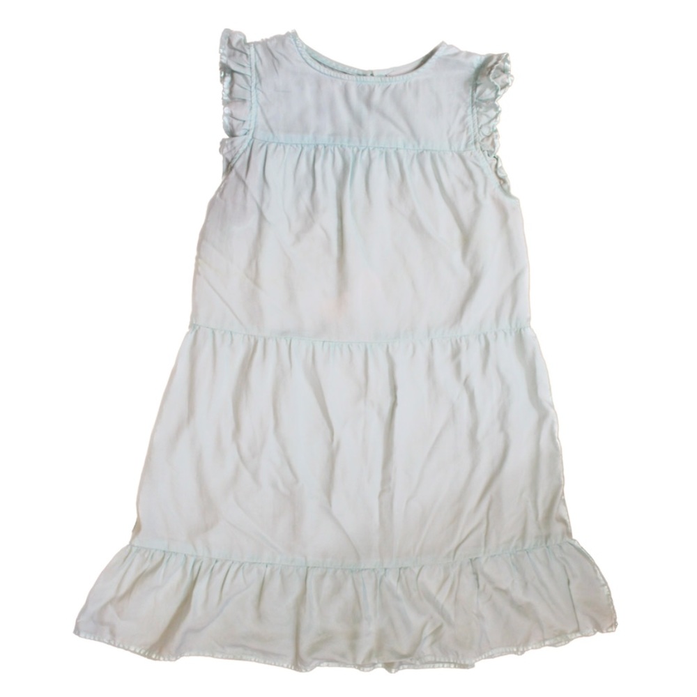Bella Dahl Light Blue Tiered Mini Dress